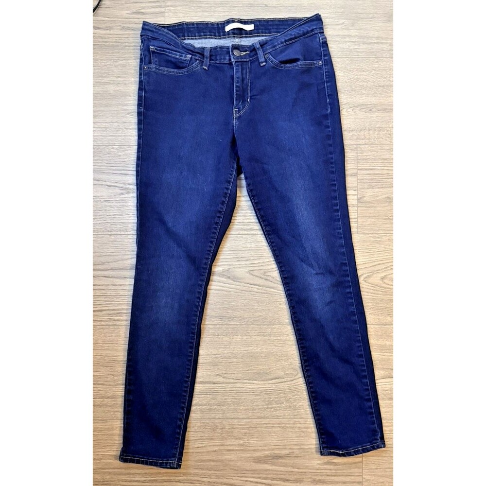 Levis 711 Skinny Jeans Women's Size 30 Stretch Denim Riveted Pockets